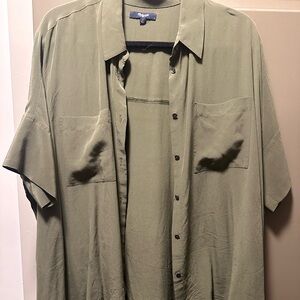 Madewell Silk Button Up